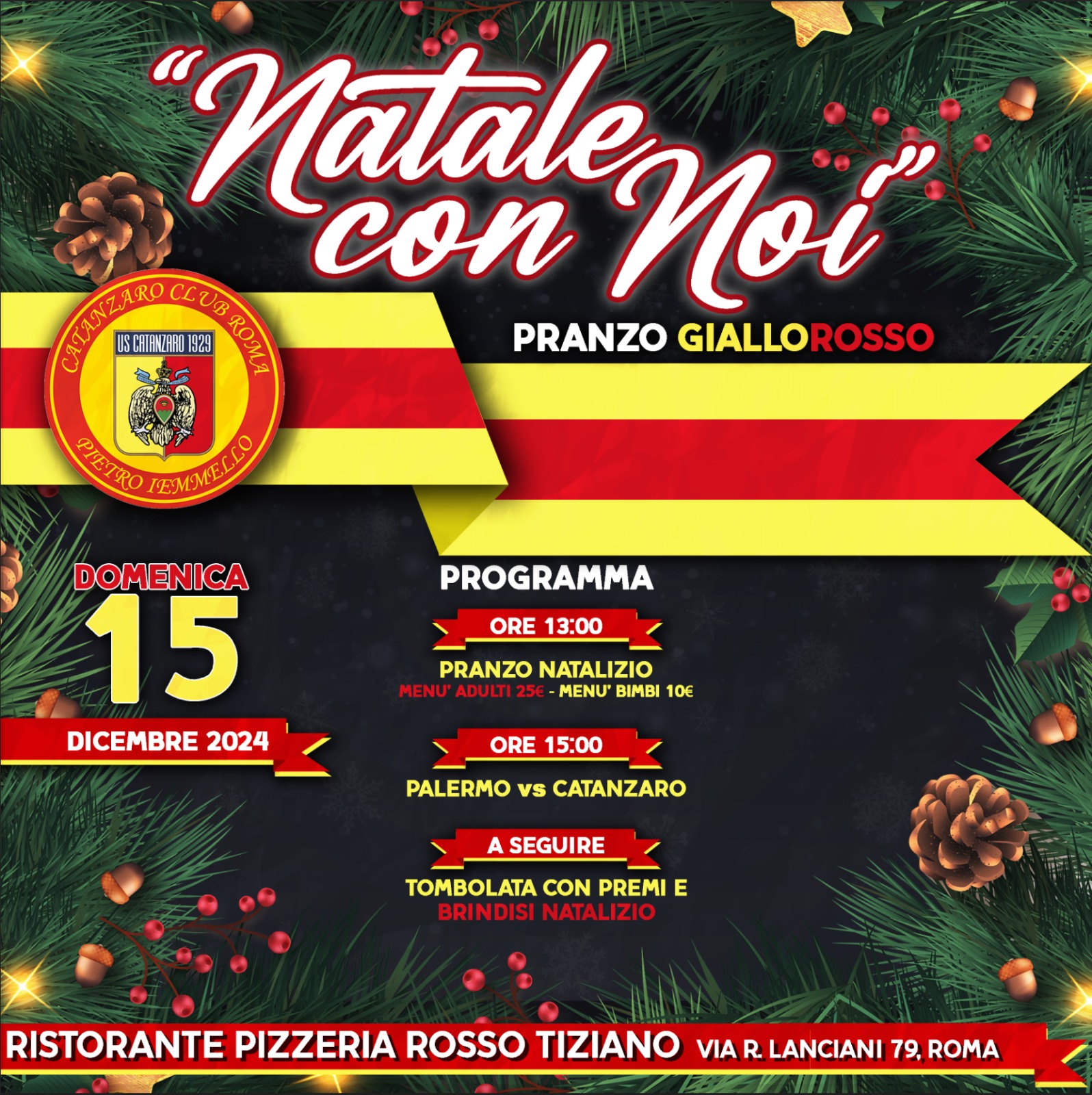 Natale con Noi – Pranzo GialloRosso